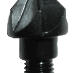 00525 Tight Fit®1/2" 6-Flute Threaded Shank Countersink