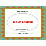 $50 Tight Fit® Gift Certificate